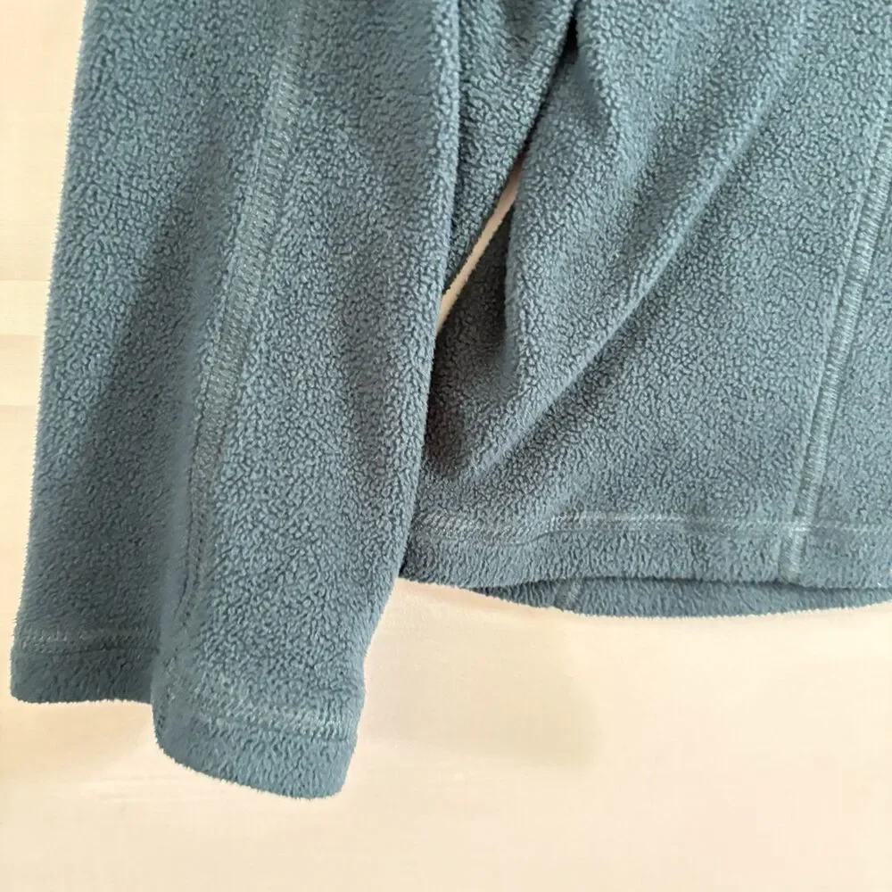 The North Face Blue Fleece Pullover‎ Women 1/4 Zip Polartec Outdoor Hike Small